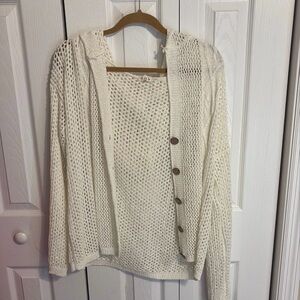 POL Women's Cream Knit Sweater